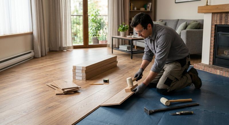 Laminate Floor Installation in Lambertville, MI