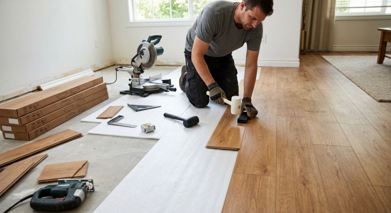 Laminate Floor Replacement in Ida, MI