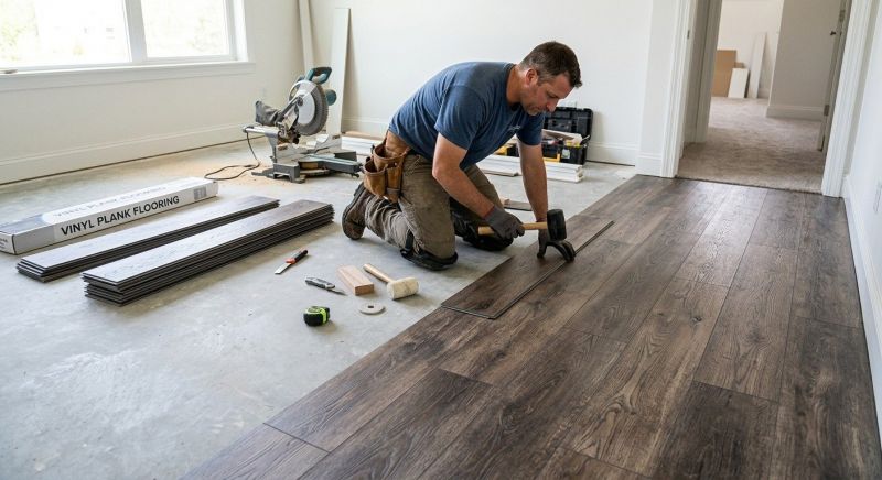 Linoleum Floor Installation in Ida, MI