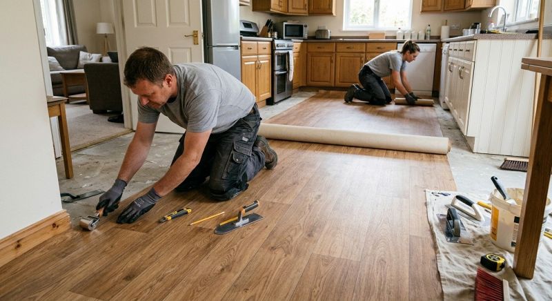 Linoleum Floor Installation in Perrysburg, OH