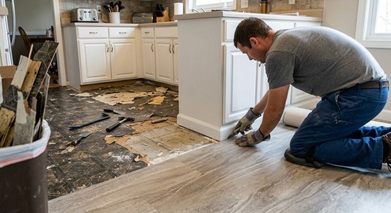 Linoleum Floor Installation in Perrysburg, OH