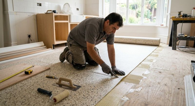 Linoleum Floor Installation in Sylvania, OH