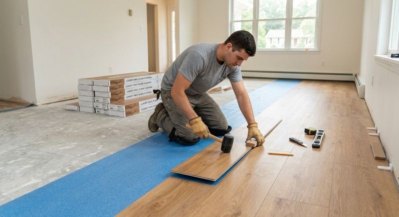 Luxury Vinyl Tile Installation in Gibsonburg, OH