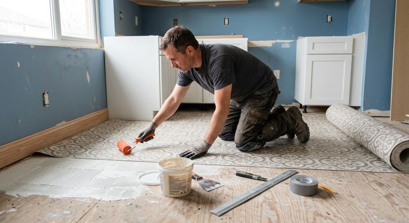 Sheet Flooring Installation in Ida, MI