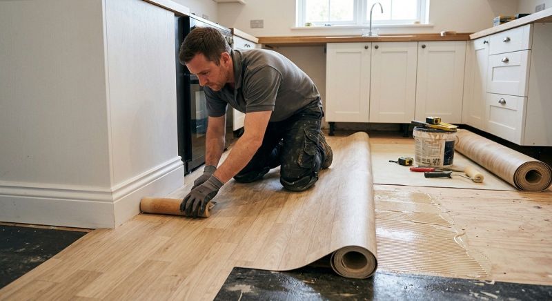 Sheet Linoleum Installation in Gibsonburg, OH