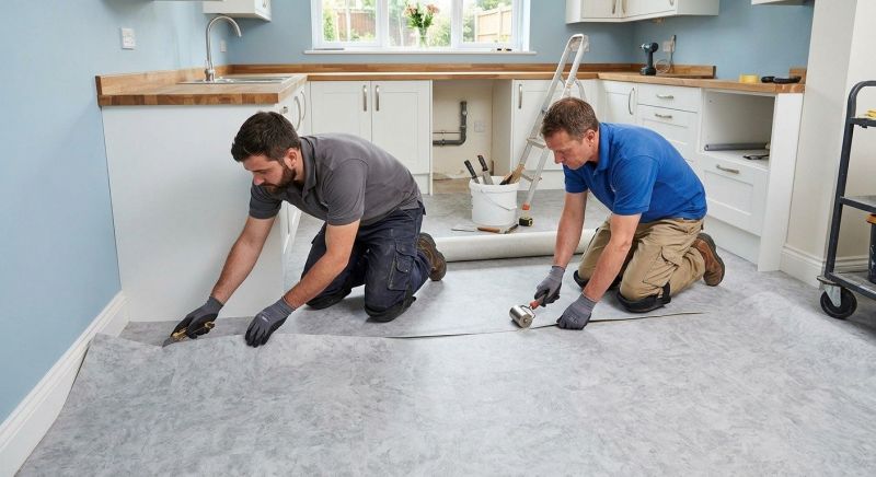 Sheet Linoleum Installation in Perrysburg, OH