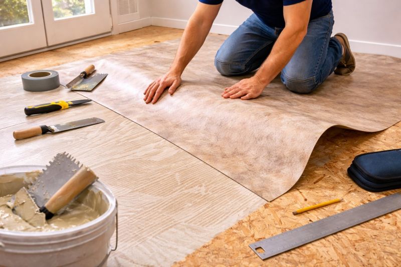 Sheet Vinyl Installation in Perrysburg, OH