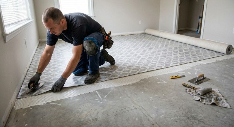 Sheet Vinyl Installation in Perrysburg, OH