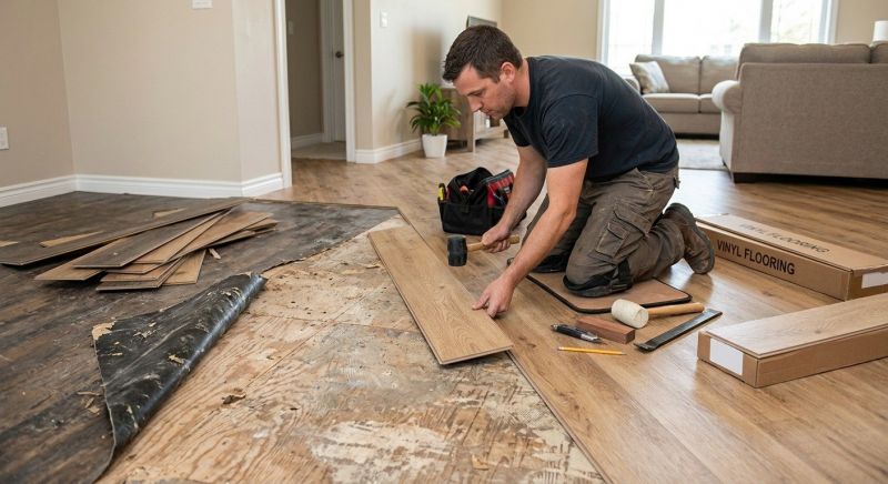 Vinyl Floor Replacement in Perrysburg, OH